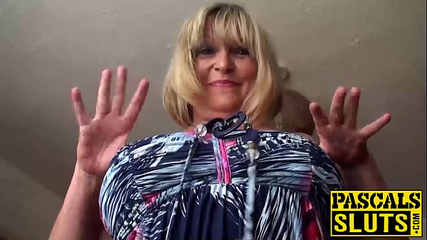 Image Chubby mature lady rubbing her shaved pussy ecstatically