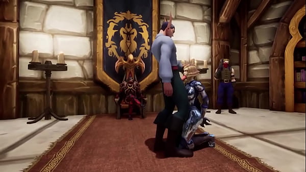Image Sex in the Throne Room - Warcraft Porn Parody