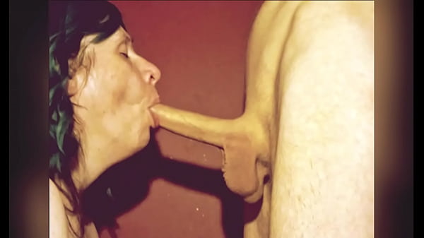 Image The GOAT is taking a long cock deep in her throat