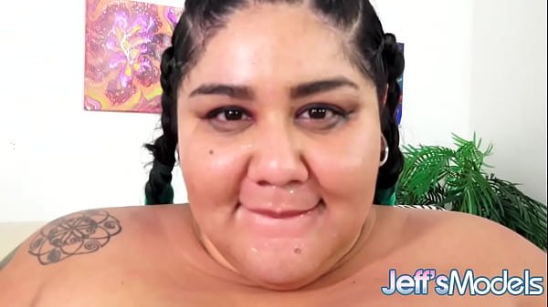 Image Cum Thirsty Fat BBW Crystal Blue Takes a Skinny Man's Cock