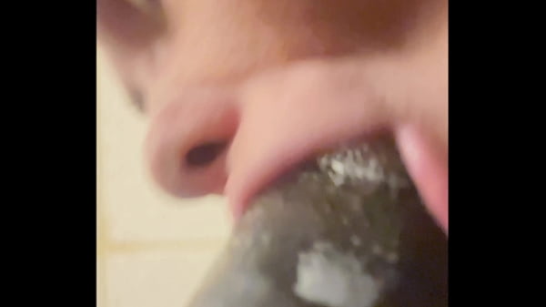 Image Teasing his lucky black cock