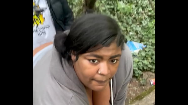 Image Sexy bbw getting fucked on top of a train tunnel