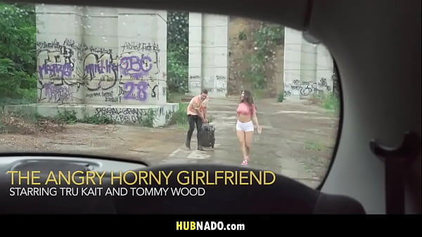 Image Wild make up sex in a taxi - Tru Kait