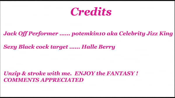 Image I Jack Off for Halle Berry