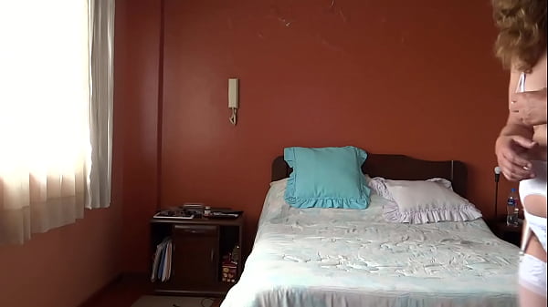 Image Real hidden camera - Stepmother masturbates watching porn and moans with pleasure asking for cock