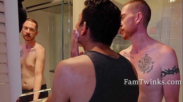 Image Step Dad Teaches Me How To Shave - FamTwinks