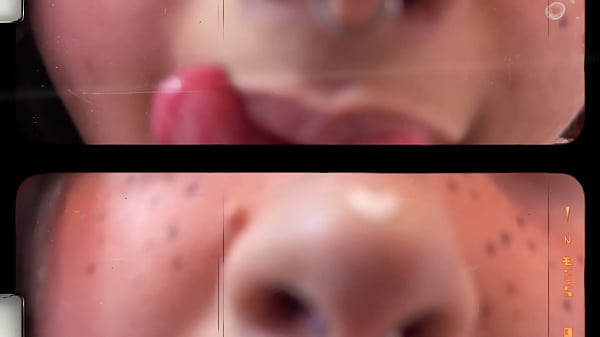 Image Curious kitten girl smells my pre cum
