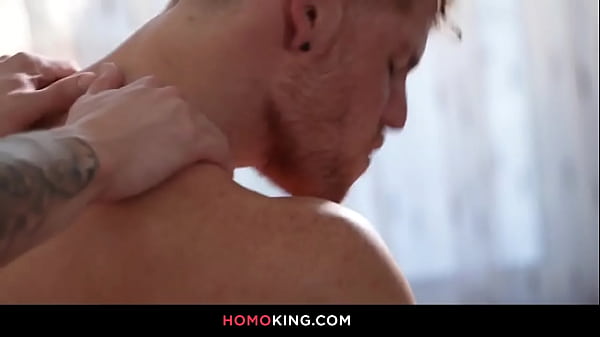 Image Chris White and Trevor Brooks fuck each other in bed.