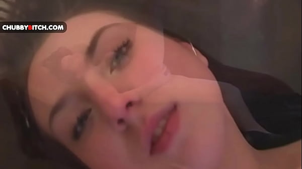 Image Chubby girl with amazing eyes dancing and seductively touching herself