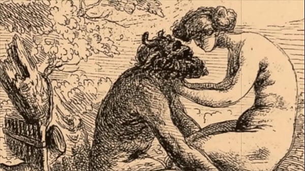 Image vintage erotic illustration