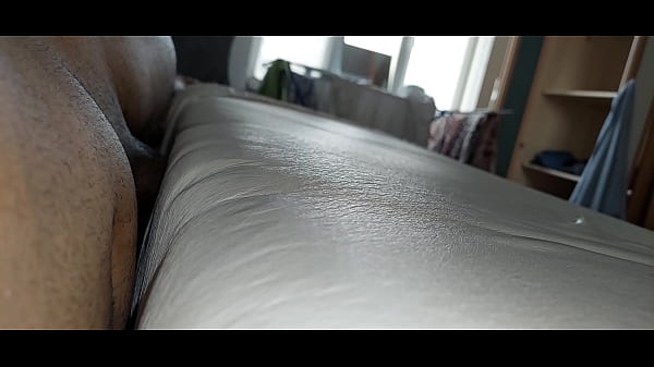 Image I fuck the hole in the mattress and ejaculate on the mattress