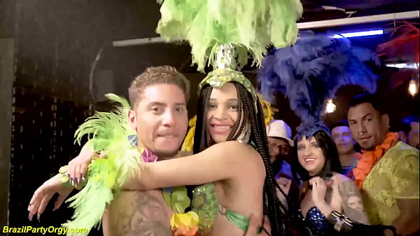 Image wild brazilian samba DP fuck party orgy