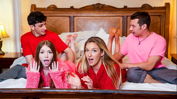 Image Stepsiblings Invite Their Friends for A Movie Night Ans Turned Into Stepsister Swap - Swapsister