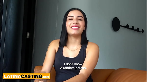 Image Cute Latina Teen Comes To Modeling Casting Not Wearing Panties