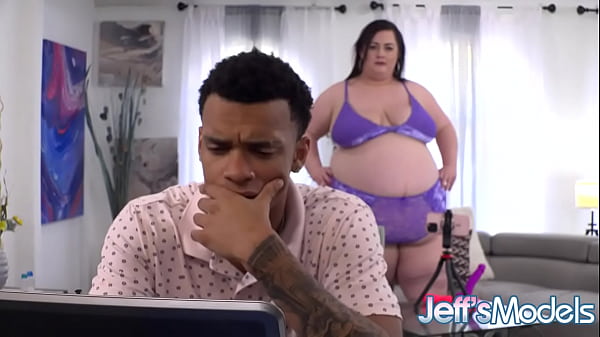 Image Black Guy Gives His Fat Girlfriend Ashley Garland an Anal Creampie