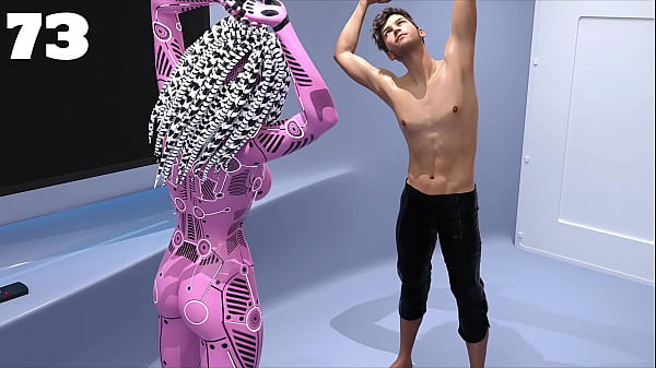 Image Stranded In Space #73 - Sexy Yoga With AI Robot