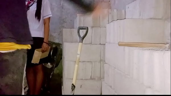 Image Pinay college Muse gives a precious blowjob to a construction boy