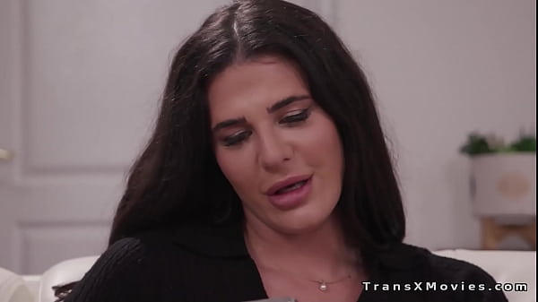 Image Shemale babysitter sucking cock then getting anal fuck
