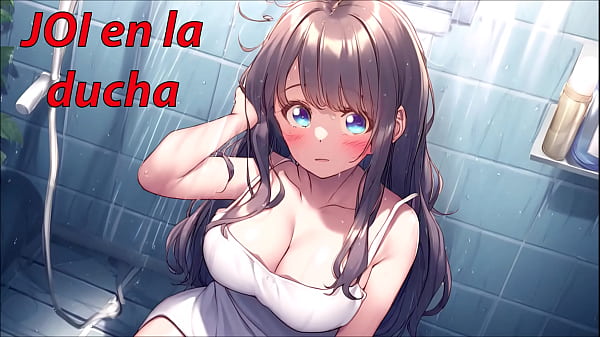 Image JOI en la ducha. Ella quiere limpiarte la polla. Voz espa&ntilde_ola.
