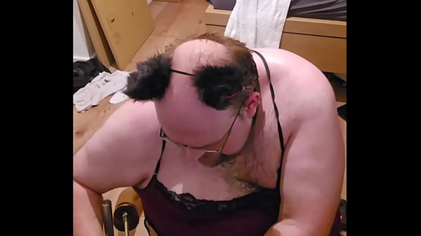 Image Chubby sissy gets fucked by BBC fuckmachine