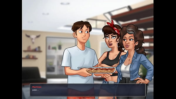Image Summertime Saga Cap 79 - la empleada que limpia mi casa chupa mi polla y me la termino follando