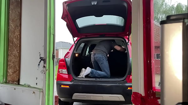 Image CAR MASTURBATION - Feeling Horny & Stripping Naked In The Back Of My Hatch