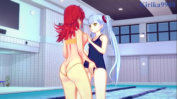 Image Ruri Hoshino and Festenia Muse intense lesbian play. - Martian Successor Nadesico & Super Robot Wars J Hentai