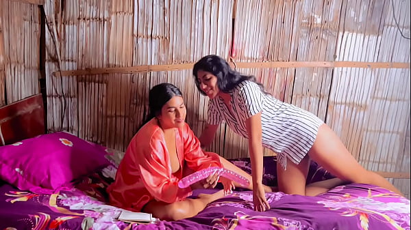 Image Playing, she puts it deep inside! Hot stepmother and stepdaughter play with their pussies and a toy that makes them moan in that wet pussy, they can't stop