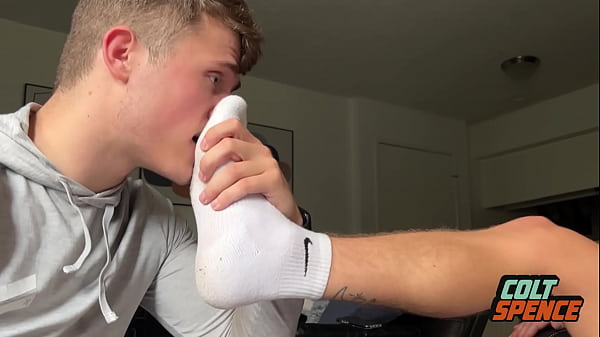 Image Big Bro Colt Spence gets Dirty Socks Sniffed and Dick Sucked by Kam Stone