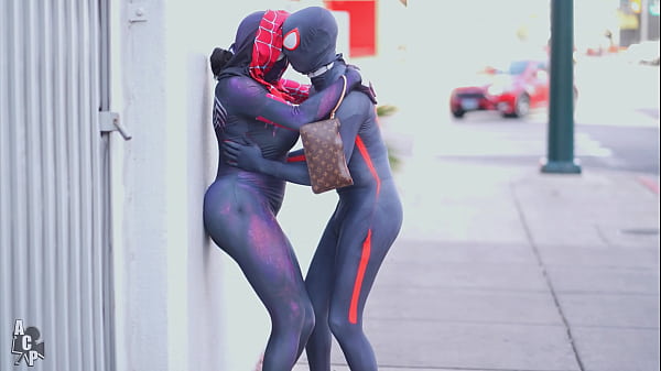 Image Spiderman &quot_Across The Pussy Universe&quot_ Starring Ebony Mystique & Gibby The Clown