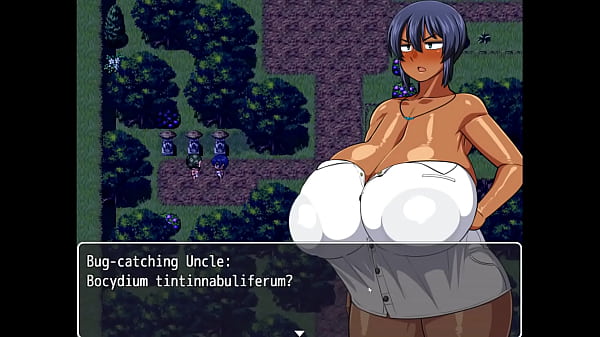 Image Tanned Girl Natsuki [ HENTAI Game ] Ep.12 he is masturbating his huge BBC outside !