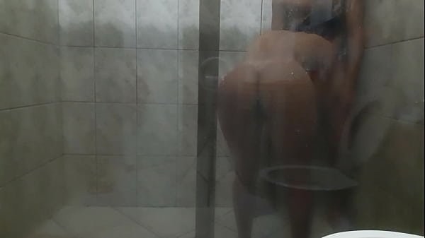 Image Part1 Sex in the bathroom with a big couple, big ass and big dick.