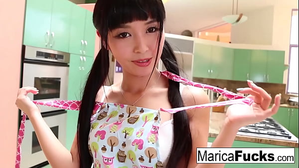 Image Asian hottie Marica Hase sucks and fucks a big black cock