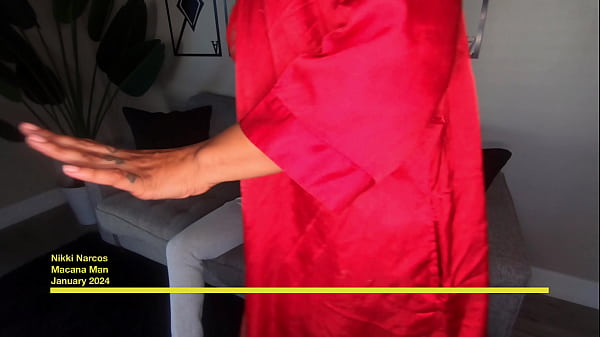 Image Hot Ebony Milf catches Macana Man with Toy