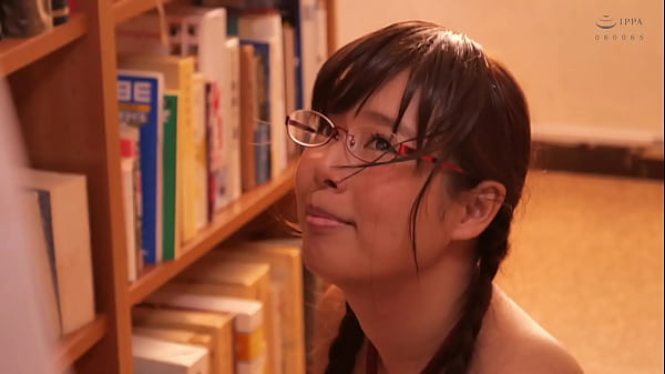Image Creampie in the library with my busty Japanese classmate