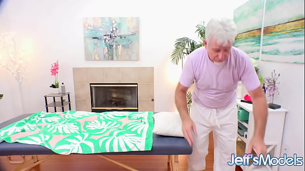 Image Big Plump Brunette Leila Lewis Receives a Toy Assisted Massage