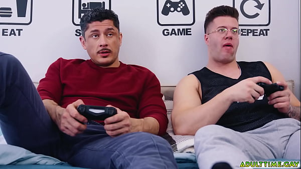 Image Clark Delgaty and his neighbor Rocky Vallarta getting aroused which eventually leads to them deciding to level up the fun