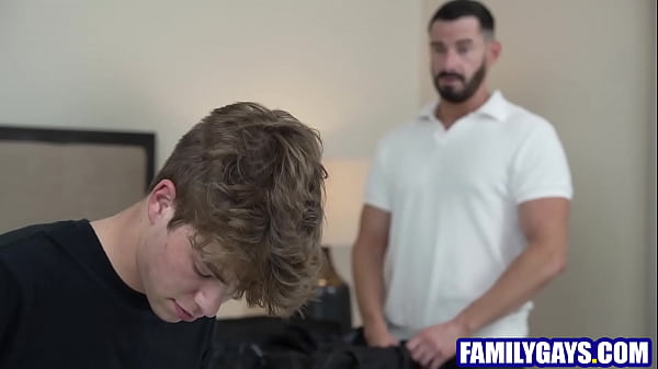 Image Stepson fucks stepdad bareback