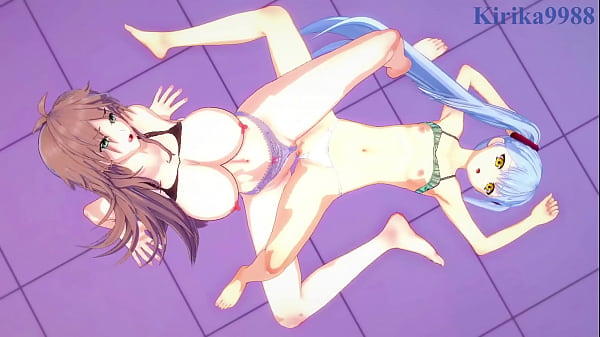 Image Ruri Hoshino and Sagiri Sakurai intense lesbian play. - Martian Successor Nadesico & Super Robot Wars T Hentai