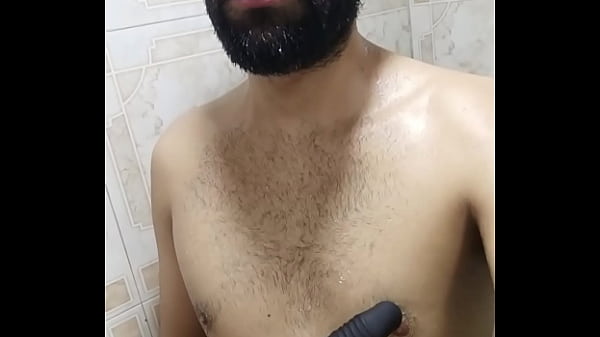 Image Big Dick Latino Camilo Brown Using Oil And a Vibrator In The Shower To Give Himself An Intense Prostate Orgasm