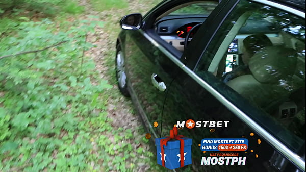 Image A beauty caught masturbating fucks a stranger right next to the car
