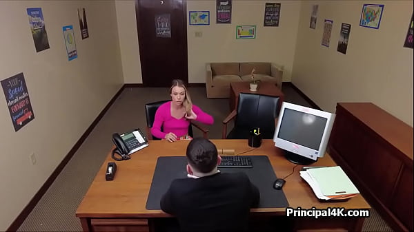 Image Dildoing and fucking hot milf in the office