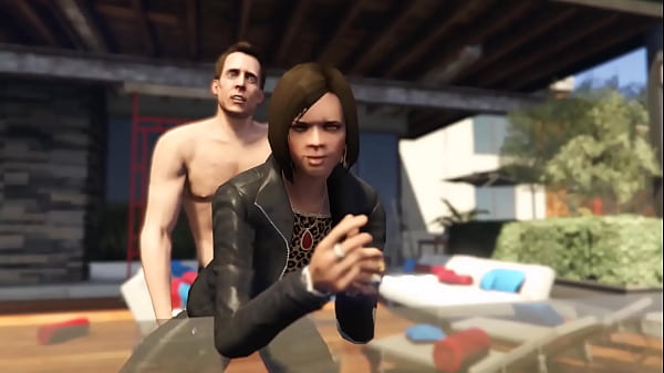 Image GTA 5 - Tennis Coach fucks Natalia Zverovna while waiting for Michael & Franklin (Moans Added)