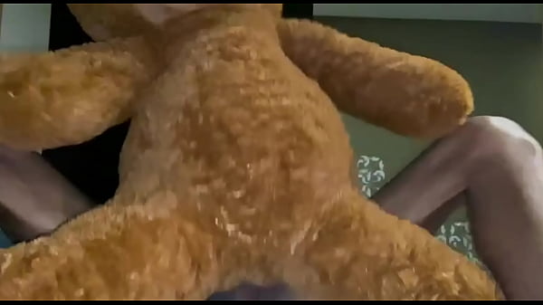 Image Eating the teddy bear I got as a gift