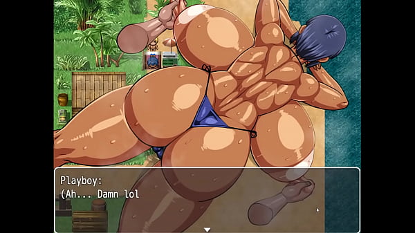 Image Tanned Girl Natsuki [ HENTAI Game ] Ep.22 oiled massage on the beach made her pussy dripping wet !