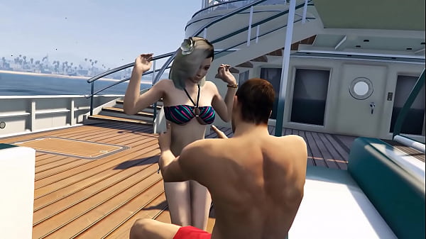 Image GTA 5 - Cutie Bikini Babe gets Fucked on Yacht