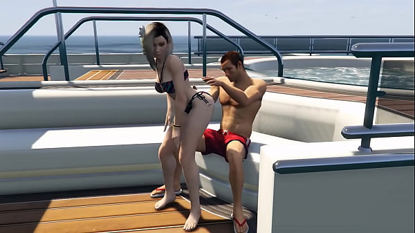 Image GTA 5 - Cutie Bikini Babe gets Fucked on Yacht (Moans Added)