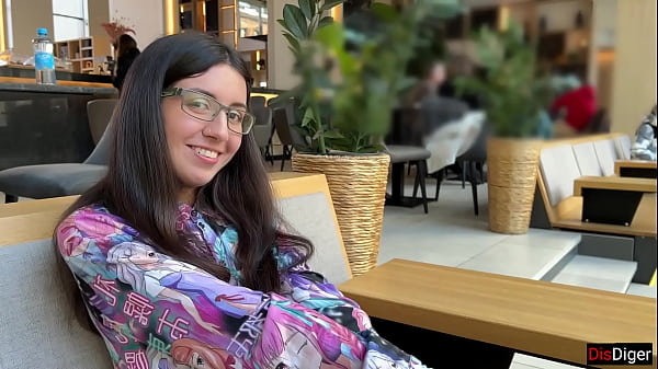 Image Nerdy girl with glasses turned out to be a nymphomaniac and a lover of sperm on her face
