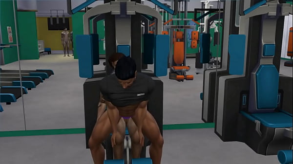 Image Toddy Williams and Friend Louis have Gym Group Sex Sims 4 Wicked Whims