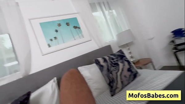 Image Natural busty teen brunette riding huge dick and loves it deep inside her - Gaby Ortega, JMac
